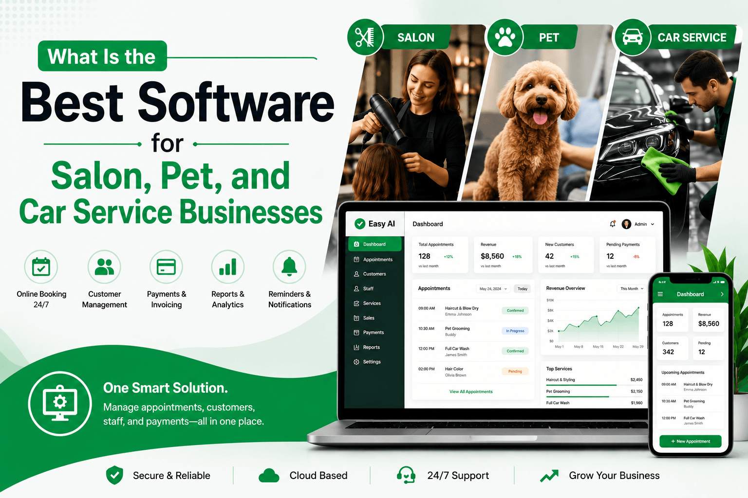 What Is the Best Software for Salon, Pet, and Car Service Businesses?